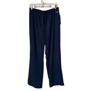 Reebok Large Navy Elastic‎ Waist Hydromove Track Activewear Pants NWT